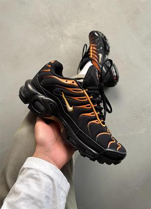 Мужские кроссовки nike air max tn plus black/orange