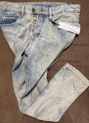 Calvin klein jeans джинси варені нові 100% бавовна стилізовані оригінал!