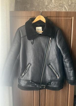 Куртка полушубок zara