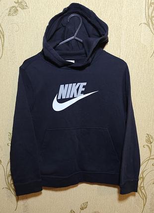 Худи с капюшоном коттоновый nike 8-9 года