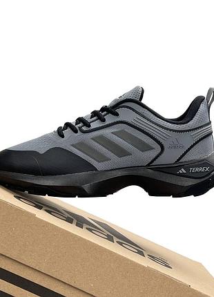 Мужские кроссовки adidas terrex grey black