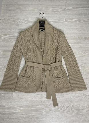 Бежевий кардиган ralph lauren з кашеміру та вовни s/m/l