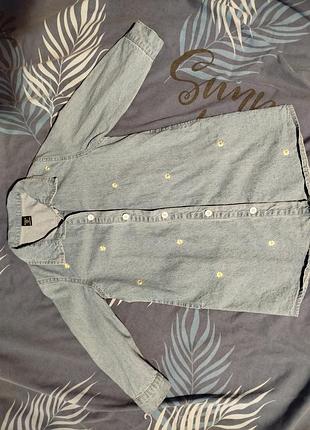 Сукня сорочка джинсова 104-110 см 4 роки