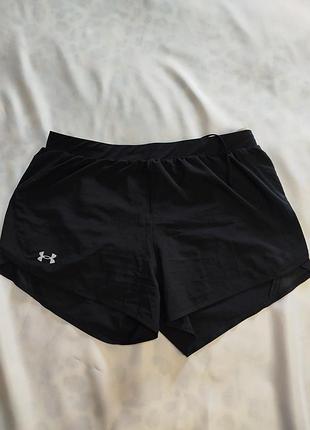 Спортивные шорты under armour fly by 2.0 черные женские
