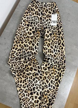 Брюки в леопардовый принт🐆
