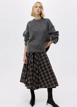 H&m свитер из смесовой шерсти мохера в стиле оверсайз /14257/