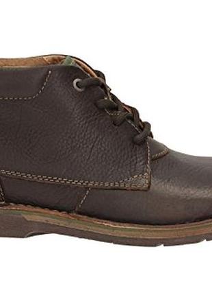 Мужские демисезонные ботинки clarks из натуральной кожи оригинал