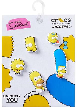 Набір джибітсів crocs jibbitz the simpsons, 100% оригінал