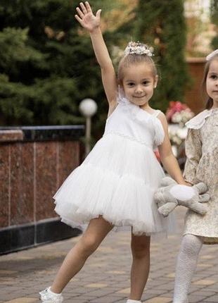 Сукня пишна бальна турція на одне плече фатин