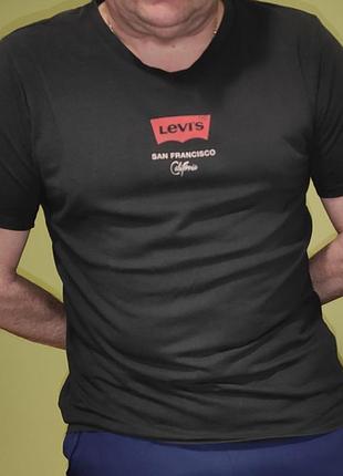 Стильна фірмова футболка катон бренд.levis.хл