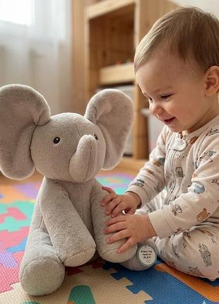 🐘✨ анімований плюшевий слоник flappy від baby gund — улюбленець діток у всьому світі!