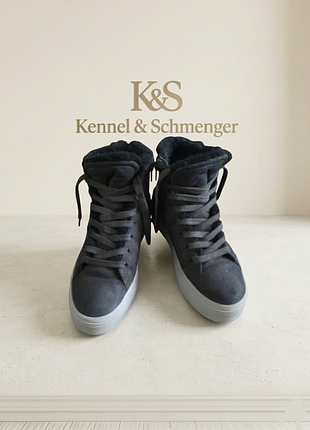 Кроссовки женские замша на овчине kennel&amp;schmenger нижняя р.38(24см)