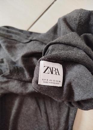 Темно серая водолазка гольф zara 2