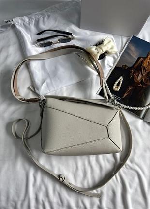 Сумка 🤍loewe small puzzle milk🤍 7