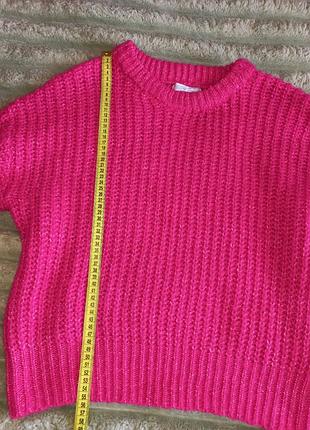 Яскравий рожевий светр primark 7