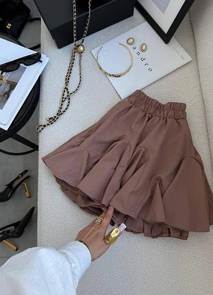 Женская мини юбка-шорты