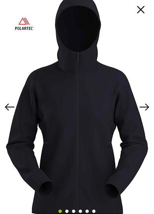 Arc'teryx kyanite hoody жіноча флісова худі чорна розмір s