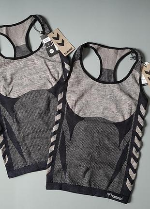 Майка топ женская спортивная бесшовная hummel, м