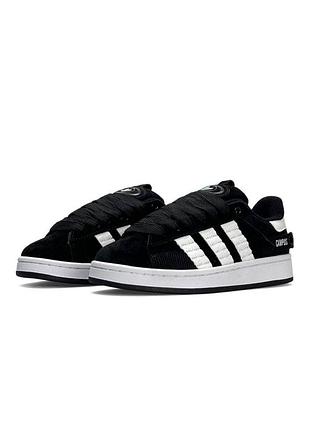 Чоловічі кросівки adidas originals campus 00s  black white