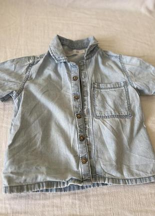 Две рубашки летние zara 4