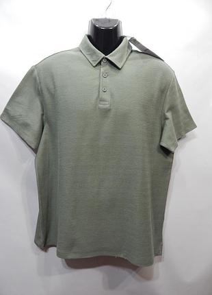 Чоловіча щільна футболка поло  р. 54-56 (2xl) 068фм