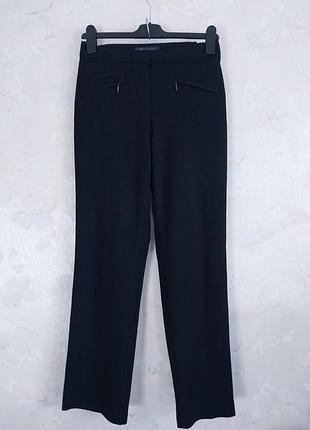 Брюки женские marks &amp; spencer 868 xs 42р., черные, вискоза из полиэстер, эластан
