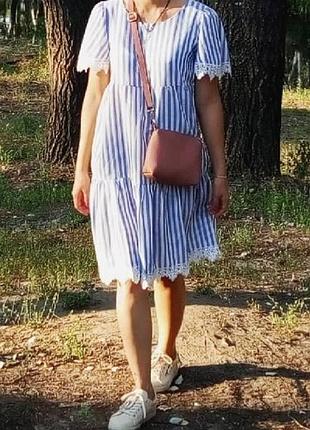 Женское платье лен