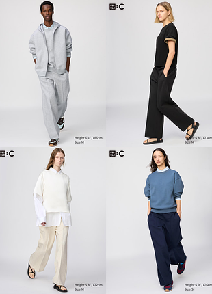 Прямые спортивные штаны uniqlo