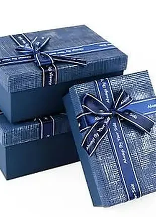 Коробка подарункова синя 225х160х95мм 993-136-139-l