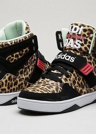 Жіночі високі кеди adidas originals space diver 2.0 leopard (оригінал)