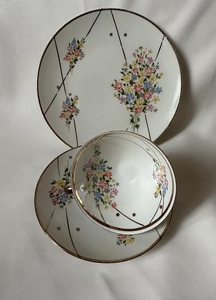 Winterling marktleuthen bavaria чайная тройка фарфор винтаж