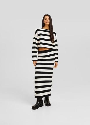 Юбка міді bershka