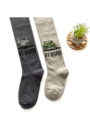 Колготки детские. off road. темно-серый, серый