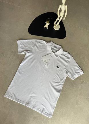 Футболка lacoste white