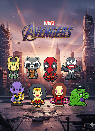 Джибитсы марвел marvel 8 шт аксессуары крокс украшение