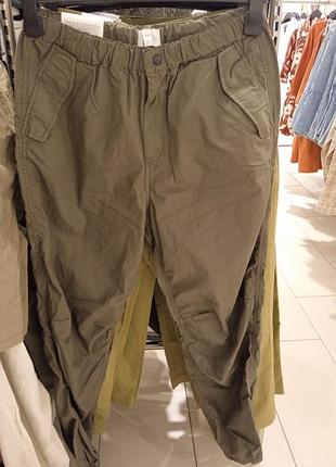 Брюки джоггеры новые легкие h&amp;m relaxed fit размер s 175 наш 48 50