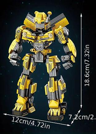 Конструктор трансформер бамблби bumblebee машина трансформер робот детский игрушка 240 дет. 4