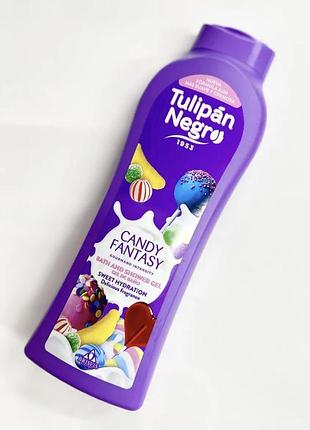 Гель для душа tulipan negro солодкі фантазії , 650 мл
