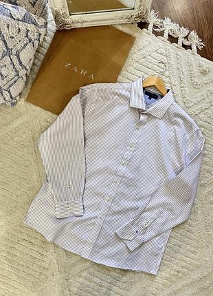Чоловіча гарна сорочка рубашка tommy hilfiger оригінал хл
