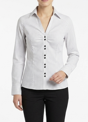 Стильная рубашка clockhouse в тонкую полоску - новая (с этикеткой)