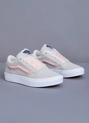 Кроссовки для девочек r362-6 светлые кеды бежевые на шнурках