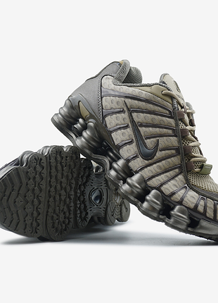 Кроссовки nike shox tl khaki ironstone off noir арт 0309