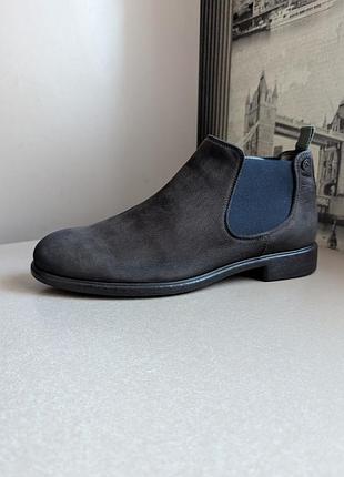 Черевики челсі ambitious (41,5-42) чоловічі з натуральної шкіри-нубуку демі португалія