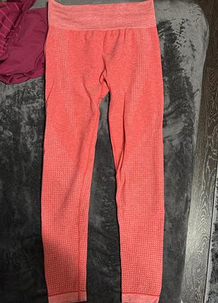 Лосини жіночі рожевого кольору , розмір s