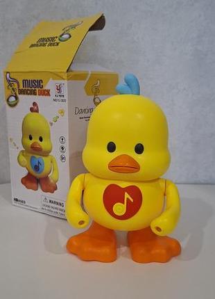 Інтерактивна іграшка "танцююча качка" yj toys нова