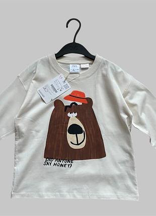 Футболка довгий рукав zara розмір 110-116
