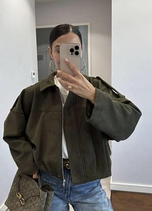 Бомбер zara