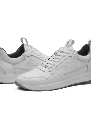 Мужские кожаные кроссовки classic white белые