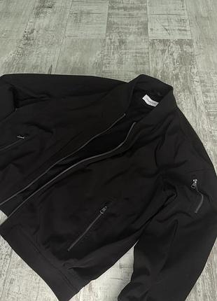 Мужская куртка бомбер calvin klein, черный бомбер calvin klein, черный бомбер