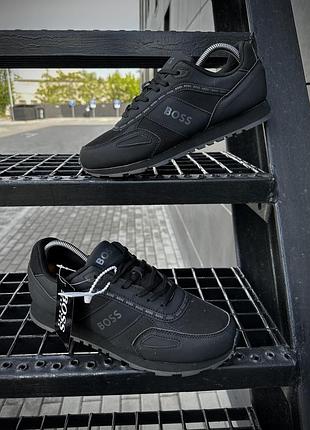 Кроссовки hu*go boss (all black)
